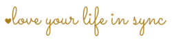 Love Your Life In Sync Logo Goldenrod