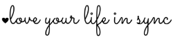 Love Your Life In Sync Logo Header
